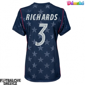 Spojené státy Chris Richards #3 Dámské Venkovní Dres MS 2026 Krátký Rukáv